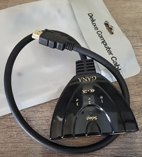 3 Port HDMI Splitter Cable 1080P Switch Switcher HUB Adapter for HDTV PS4 Xbox