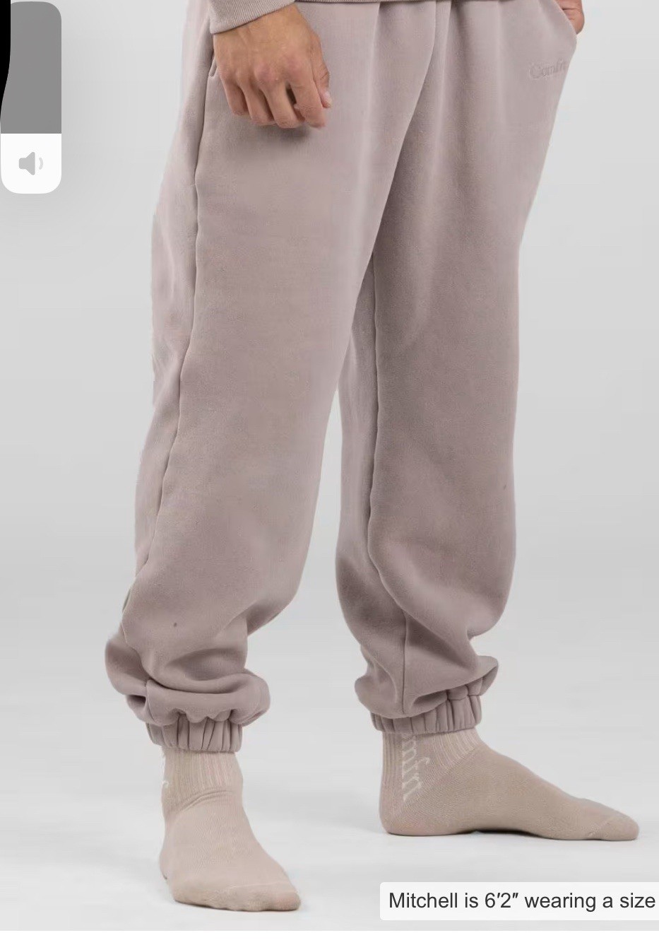 Comfrt Signature Unisex Sweat Pants Large Bark