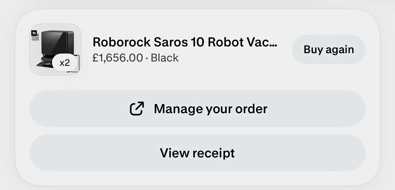 Roborock Saros 10 Robotic Robot Vacuum Cleaner Vacuum, Black