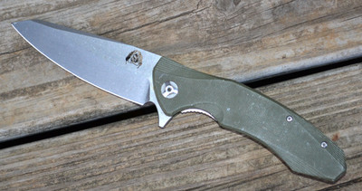 Black Scout Field Scout Folder-1 Liner-Lock D2 Steel G10 Handle Folding Knife