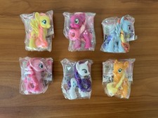 Lot 6 My Little Pony Friendship is Magic All Brushable NEW Sealed 2013 Nice Gift