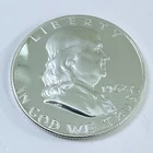 1962 Proof Franklin Half Dollar 90% Silver MS MINT STATE DETAILS #8013