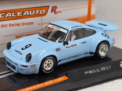 Scaleauto SC-6400R Porsche 911 RS Allison '73 IROC Riverside, #9 1:32 Slot Car