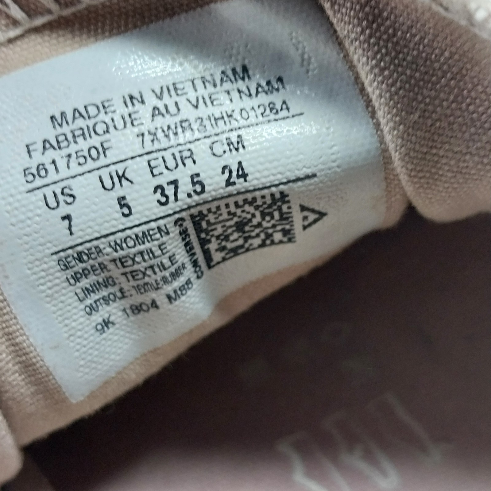 Converse Shoreline Striped Biege Women's Low Top Slip On Shoe/Sneaker Women Sz 7 thumbnail 10