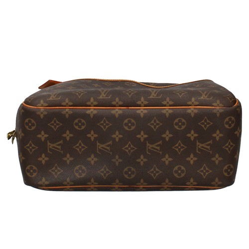 LOUIS VUITTON Deauville M47270 Monogram Handbag Brown USED - Picture 6 of 7