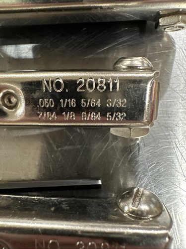 Eklind 21172, 20911, 20811 X2 Fold-Up Hex Key Set Tool USA 4 Pc Set - Picture 7 of 22
