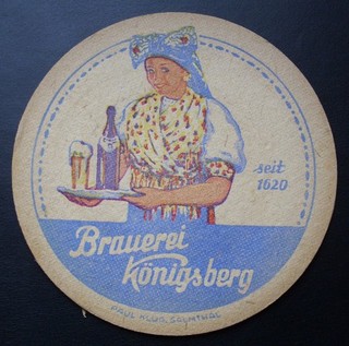 VK Bierdeckel Tschechien / CZ Brauerei Königsberg