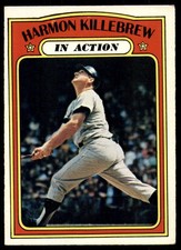 1972 Topps #52 Harmon Killebrew Excellent+ Twins IA           ID:216400