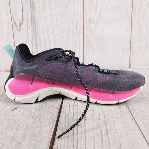 Reebok Zig Kinetica II Black Atomic Pink Earth Women SIZE 8 Running Shoes H05715 - Picture 14 of 17