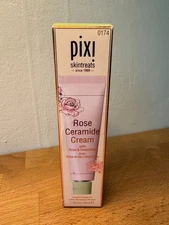 PIXI Skintreats Rose Ceramide Cream Rich Intensive Moisturizer 1.7 oz NIB 0174