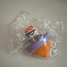 Dexter's Lab Spin Top Toy Kelloggs Cereal Cartoon Network 2003 Sealed RARE
