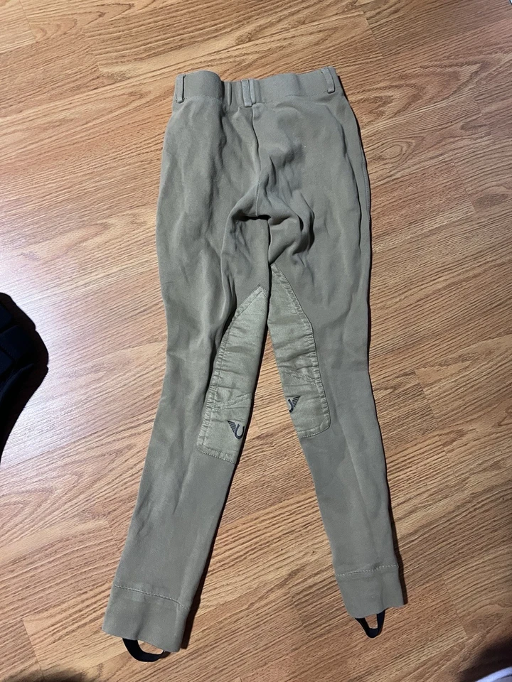 Pantalones de montar TuffRider Jods para niñas talla 14 Foto 2 de 4