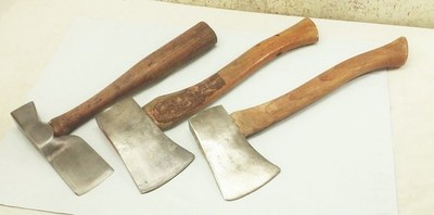 Vintage Roofing shinglers & camp hatchet singe bit axe LOT
