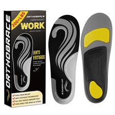 Work Insoles for Standing All Day, 200 lbs Heavy Duty High Arch Support Inser...