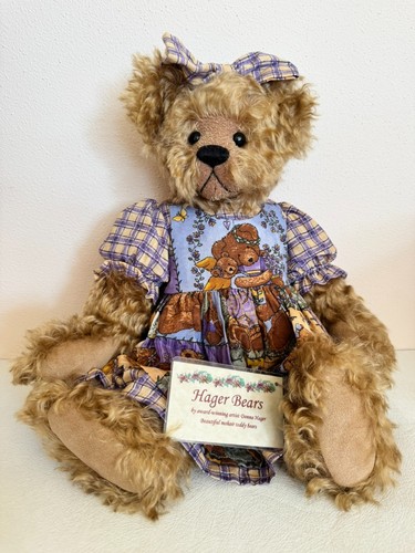 Donna Hager Hager Bears Amy Jo 16" Mohair Artist Teddy Bear LE 1/10