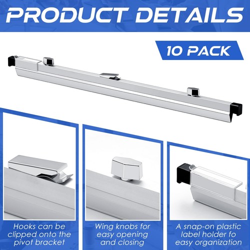 10 Pcs 24 Inch Blueprint Clamp Bulk File Hanging Clip Blueprint Storage Organ... - Picture 3 of 6