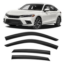Shatterproof Taped-On Window Deflectors for Honda For CIVIC Hatchback 2022-2025