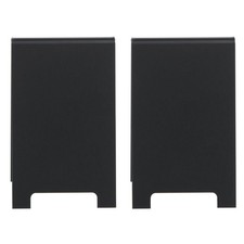 HUBERT A-Frame Sign Holder Black Matte Plastic - 4"L x 6"H