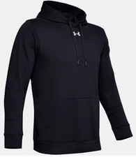 Under Armour UA Men's Hustle Fleece Hoody Black, Small or Medium, New with Tags