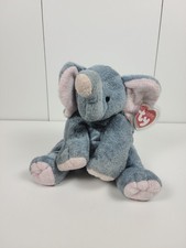TY Pluffies Winks The Elephant 8 W/ Tag 2002