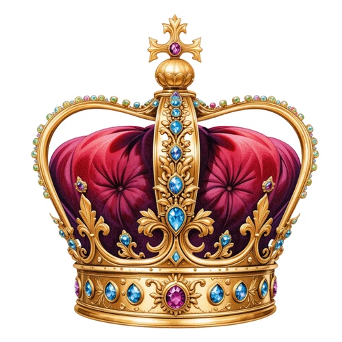 London Capital City England King Crown Self Adhesive Sticker