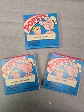 Popeye 8mm Film, Lot Of 3.