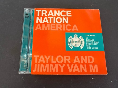 Trance Nation America Taylor AndJimmy Van M 2-CD Set NM Ministry Of Sound