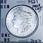 1921 BU GEM MORGAN SILVER DOLLAR UNC MS+++ U.S. MINT RARE COIN 7107