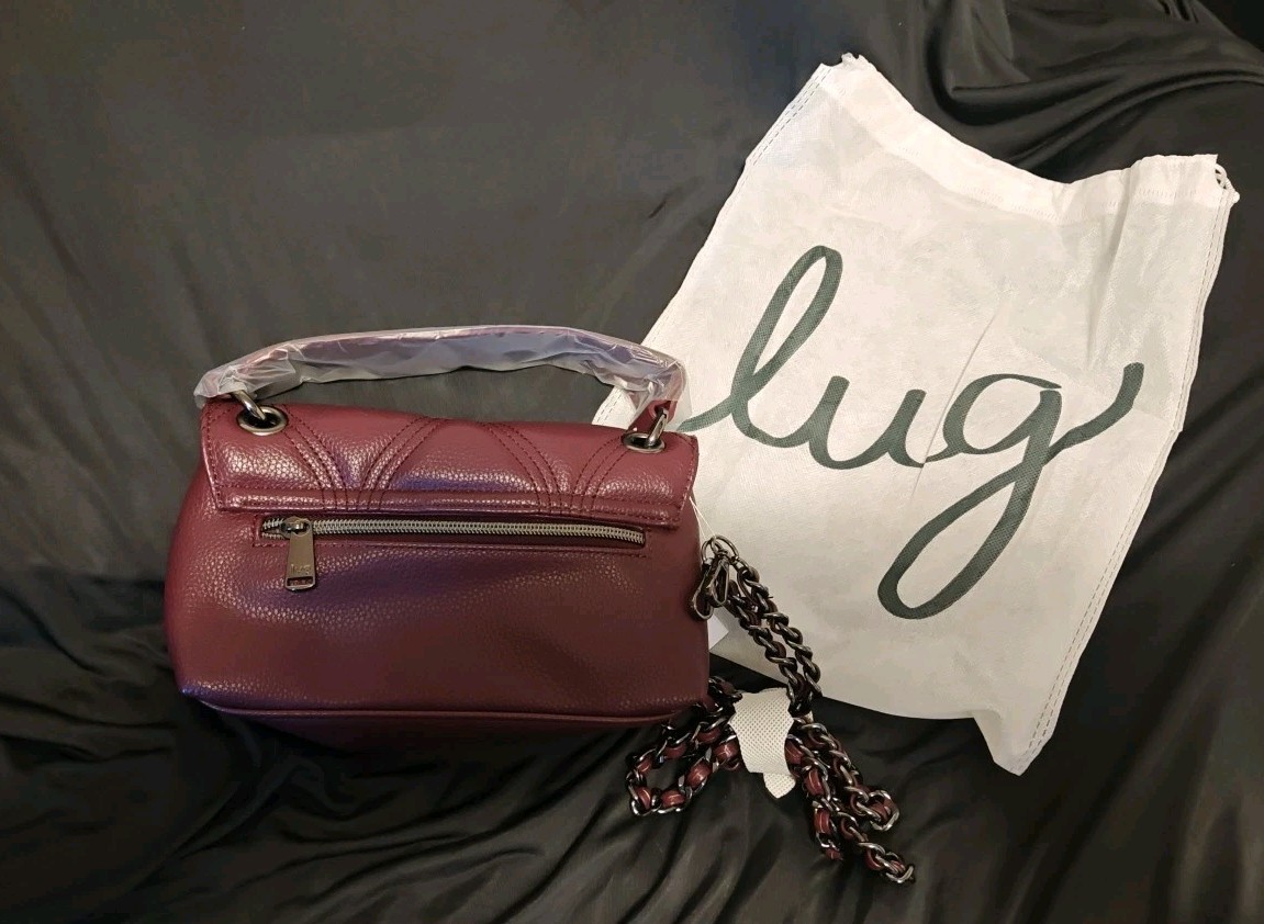 Lug Vegan Leather Wine Hatchback Amazon.com | Lug Hatchback Classic VL Backpack, PEARL GREY  main image 3