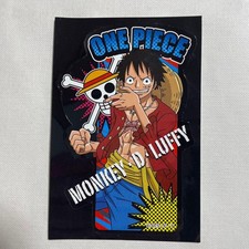 One Piece Monkey D. Luffy Anime Style Sticker Rare Collectible, Good