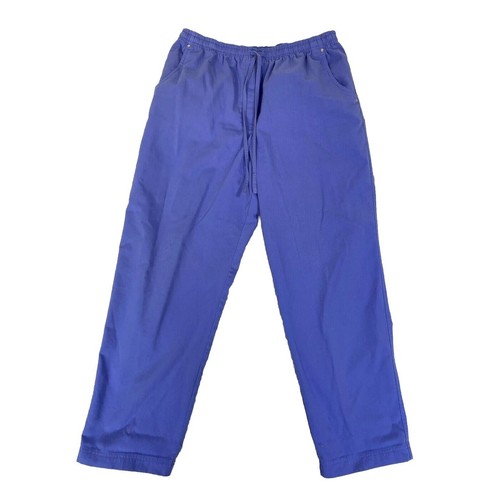 Studio Works Pants Womens 16 Blue Drawstring Stretch Elastic Waist 31x29 - Picture 1 of 11