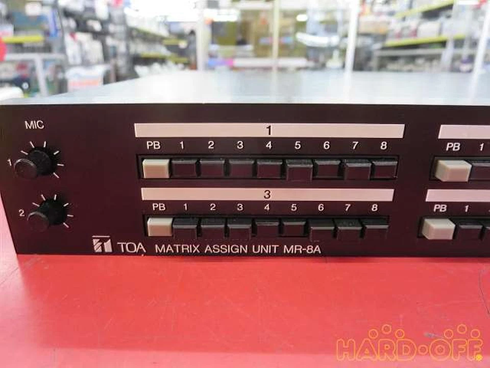 TOA MR-8A | 8x8 Audio Assigner and Patch Bay – Good Condition - Image 2 of 4