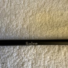 Solve Flat Concealer Brush Black Handle Silver Ferrule Black Color Makeup Tool