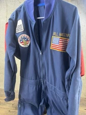 Vintage Skydiving Suit Bill Hasenfus Jumpsuit Flight Suit