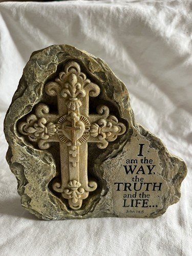 Religiöses Lot Regal Sitzkreuze und alle Hängekreuze Steinregal Zitat - Bild 8 von 10