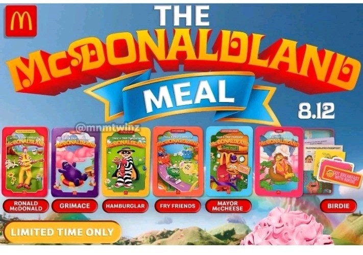 McDonald's collectible McDonaldLand Adult Happy Meal