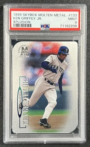 KEN GRIFFEY JR. PSA 9 1999 SKYBOX MOLTEN METAL #133 XPLOSION MARINERS 2208