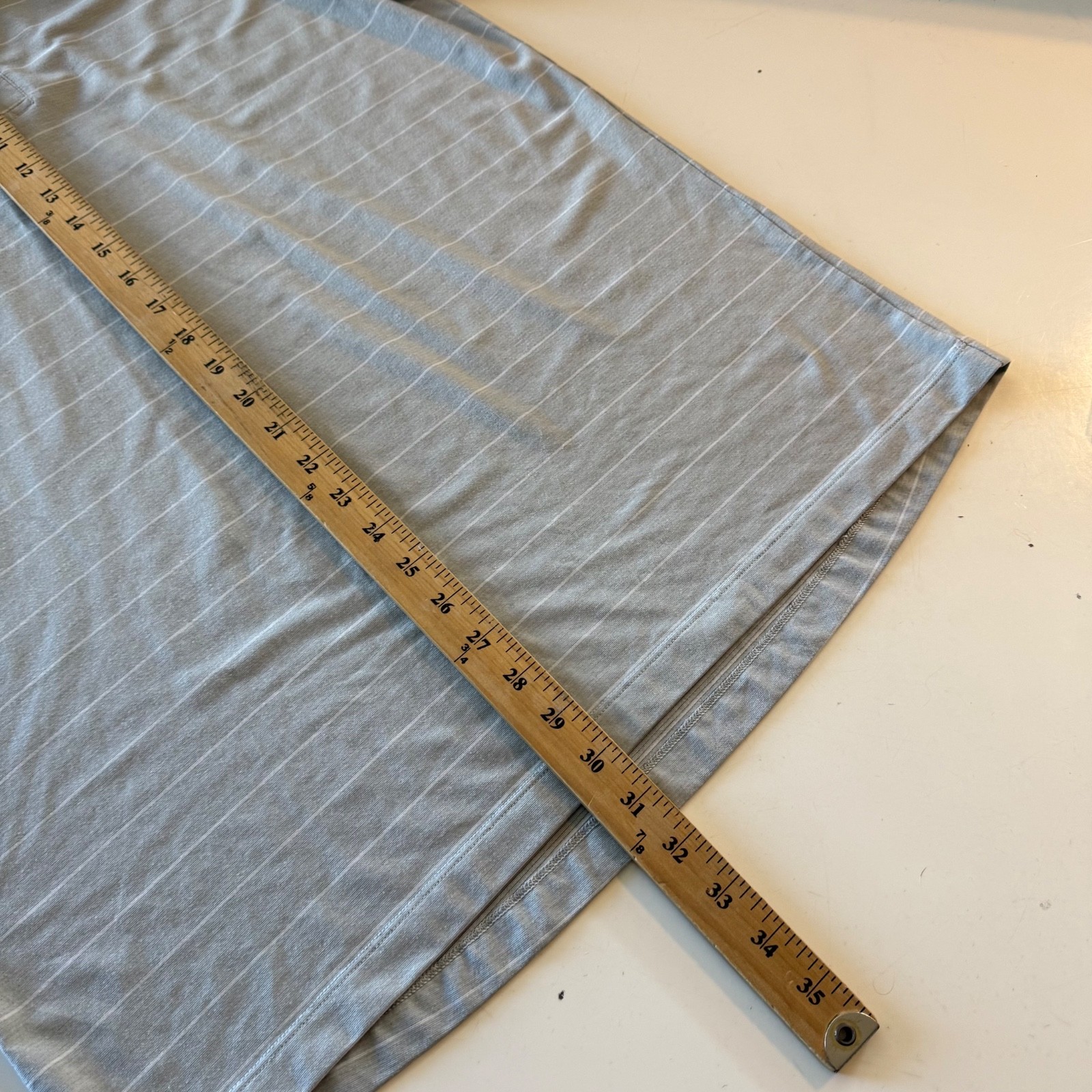 Lululemon Evolution Light Gray Striped Casual Ath… - image 6