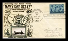 US COVER WORLD WAR II NAVY FDC SCOTT 935 USS MISSOURI CROSBY PHOTO CACHET