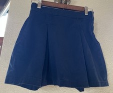 Girl s GAP Navy Pleat Adjustable Waist Skort size 12