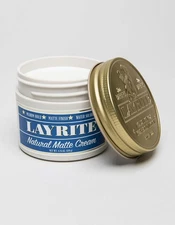 Layrite Natural Matte Cream, Medium Hold Matte Finish Hair Styling Wax, 4.25 oz