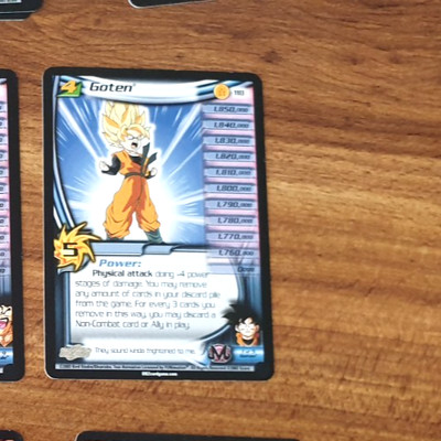 DRAGON BALL Z GOTEN   5 STAR RARE CARD # 118  PHYSICAL ATTACK