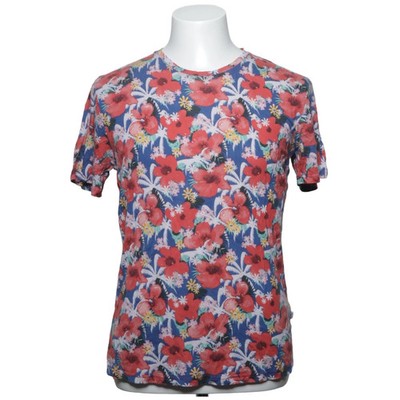 Knowledge Cotton Apparel, T-shirt, Größe: M, Blau/Rot/Mehrfarbig, Lyocell #oQf