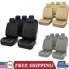 3 Color Car Seat Covers Full Set Universal Auto Seat Protectors For Car Suv Van 3 Color Car Seat Covers Full Set Universal Auto Seat Protectors For Car Suv Van