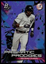 2019 Bowman Platinum #PPP-10 Estevan Florial Prismatic Prodigies Purple #/250
