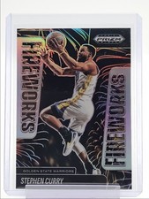 STEPHEN CURRY 2024-25 PANINI PRIZM BLACK FIREWORKS SILVER WARRIORS Q6846