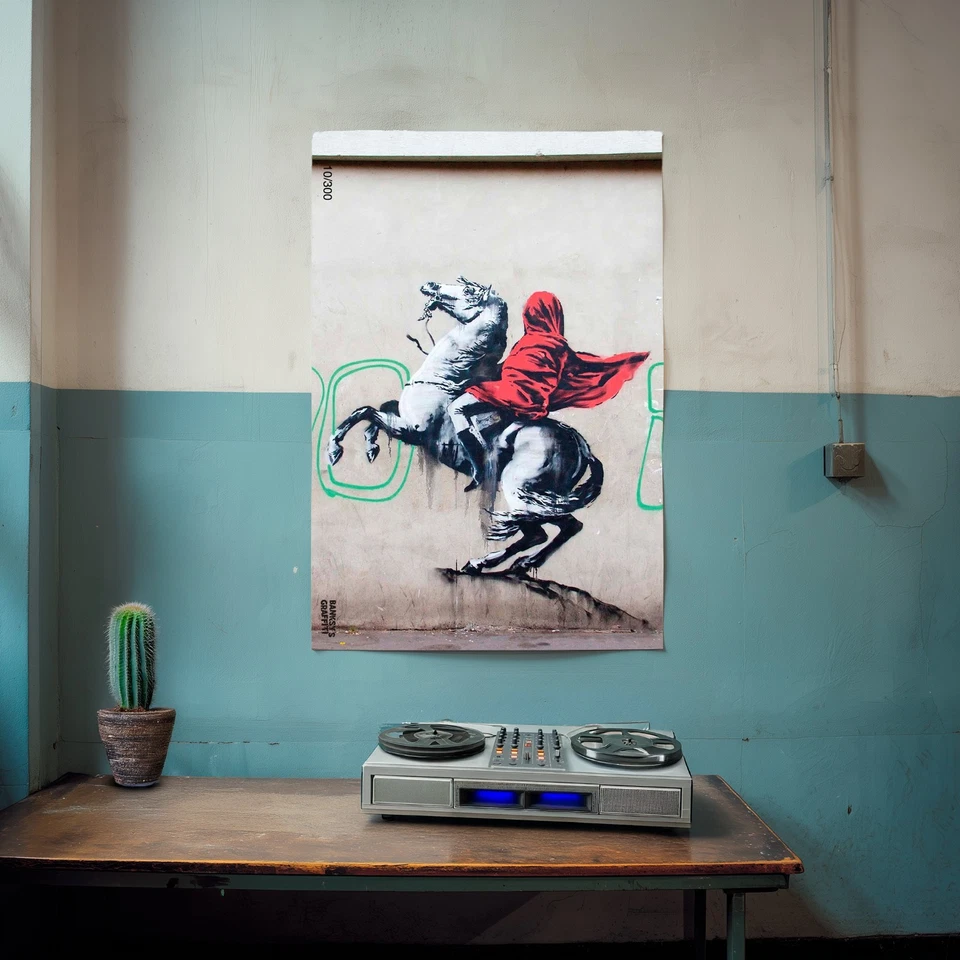 Banksy's Graffiti Blind Bonaparte 24x36" (Vertical) Art Print | Limited Edition - Image 2 of 4