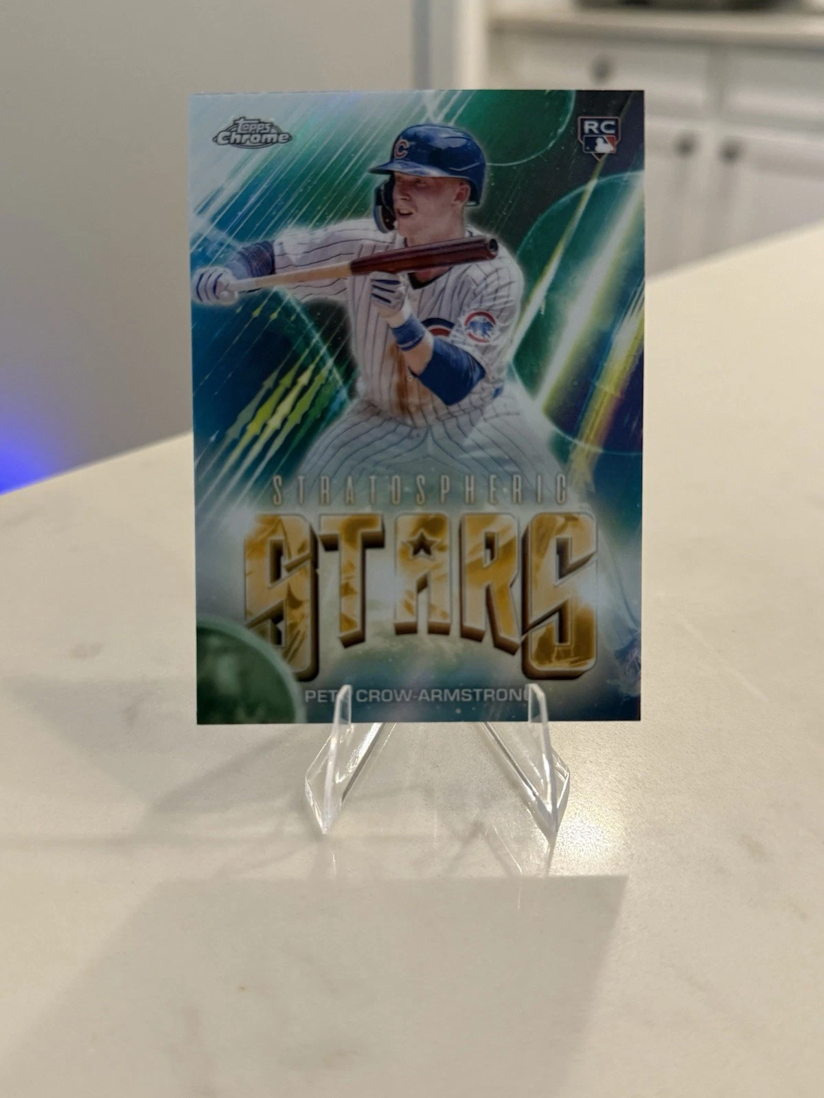 2024 Topps Chrome Update Stratospheric Stars Pete Crow-Armstrong SP RC