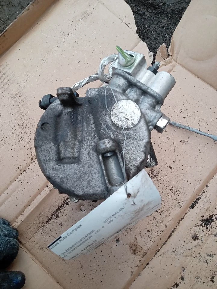 Used A/C Compressor fits: 2017 Chevrolet Malibu 1.5 Grade A Foto 4 de 4