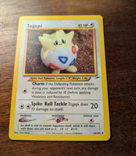 Nintendo Pokémon TCG Togepi 56/105 Neo Genesis 1st Edition 2000 English Regular